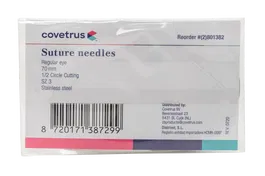 Covetrus Agujas Sutura 1-2 Corte Sz 3 70 mm Ojo Regular, 12 Unidades